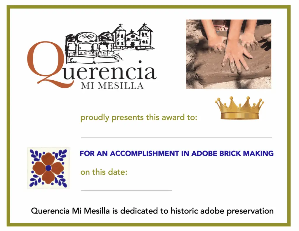 querencia award certificate new.1